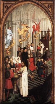 Seven Sacraments Altarpiece, Left Wing
